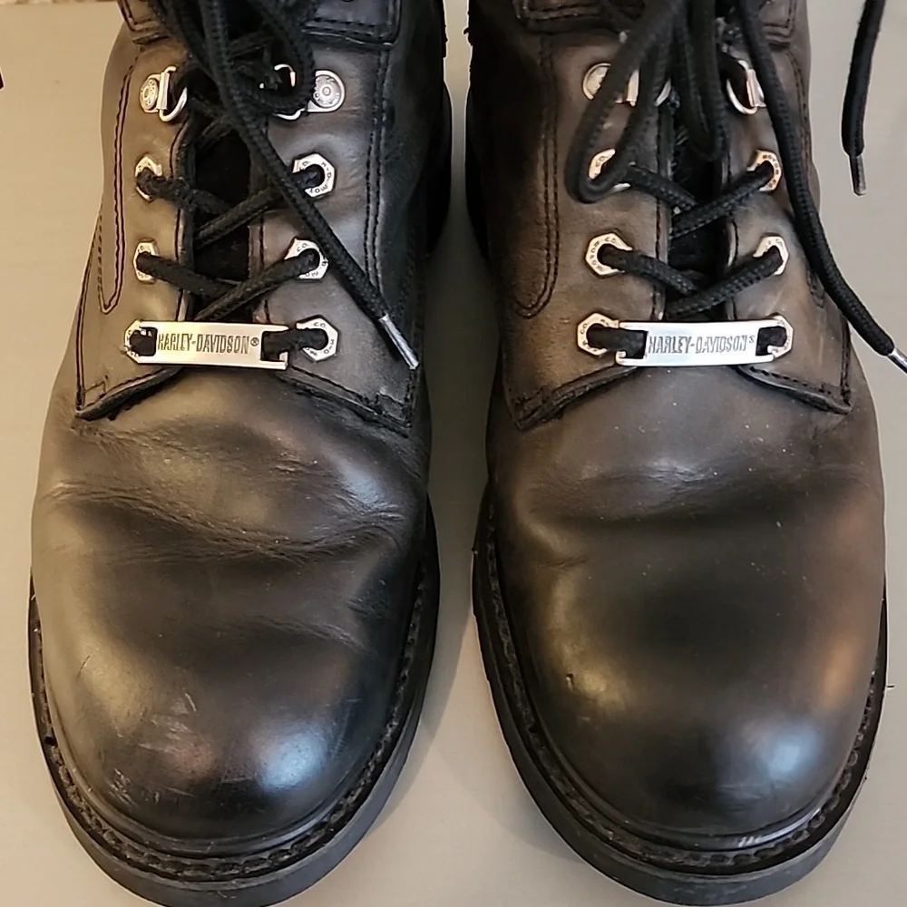 Harley-Davidson Men's Black Leather Boots